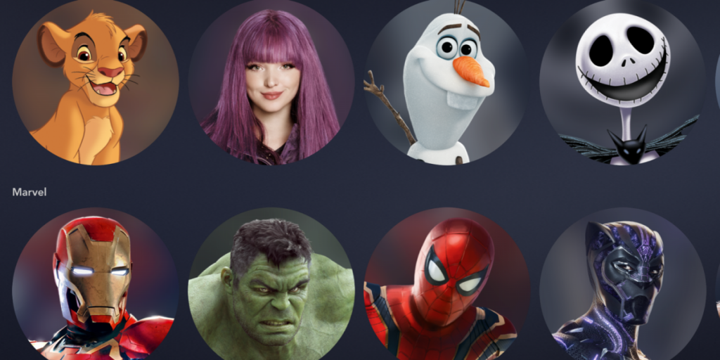 What Icons/Avatars Does Disney+ Have? What's On Disney Plus