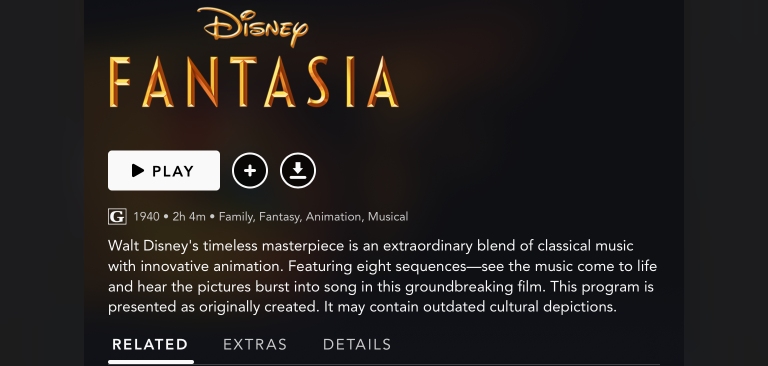 Many Classic Titles On Disney Include A “outdated Cultural Depictions” Warning Whats On 