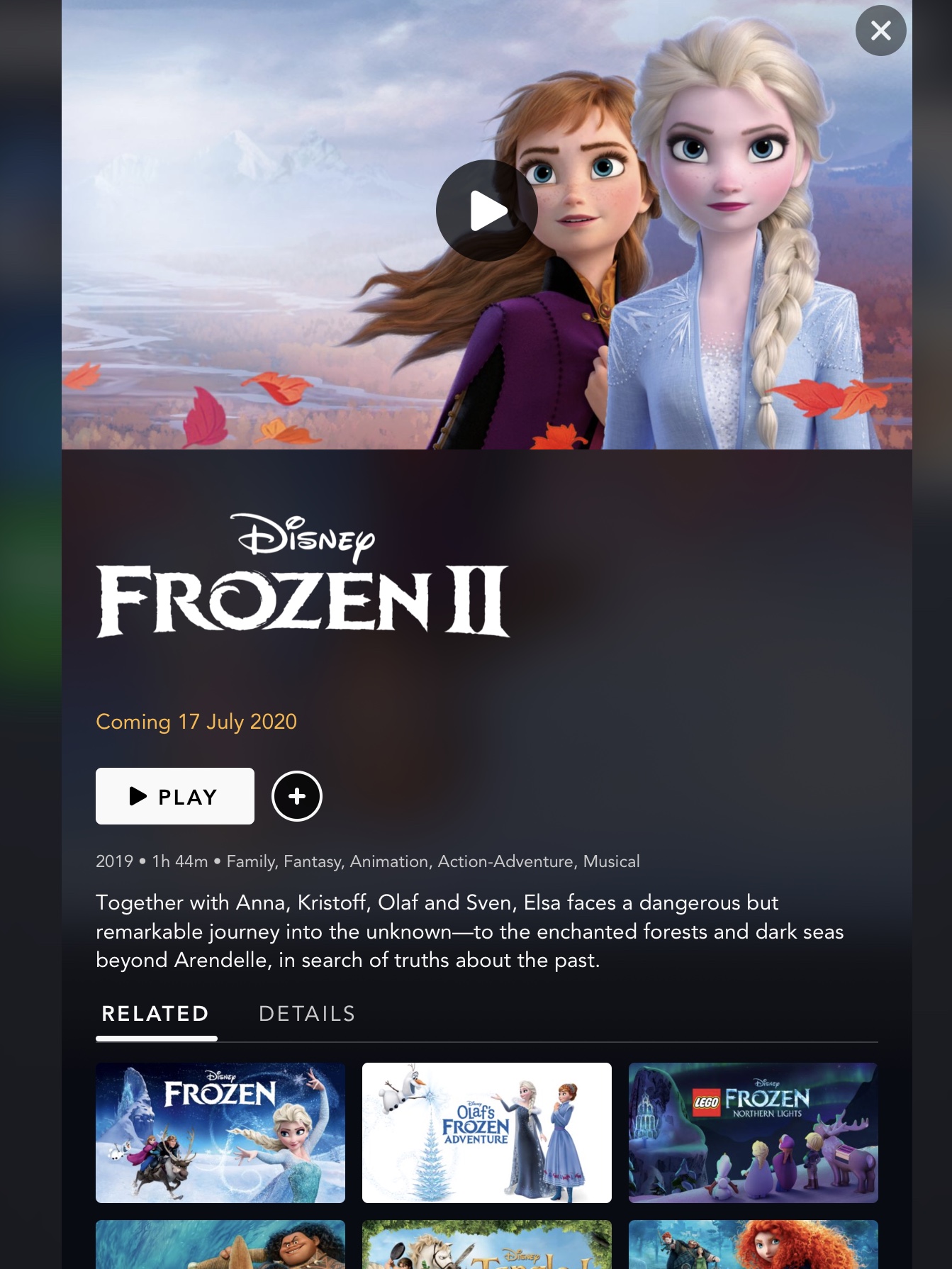 Frozen 2 Not Available On Disney At Launch For Europe What S On Disney Plus