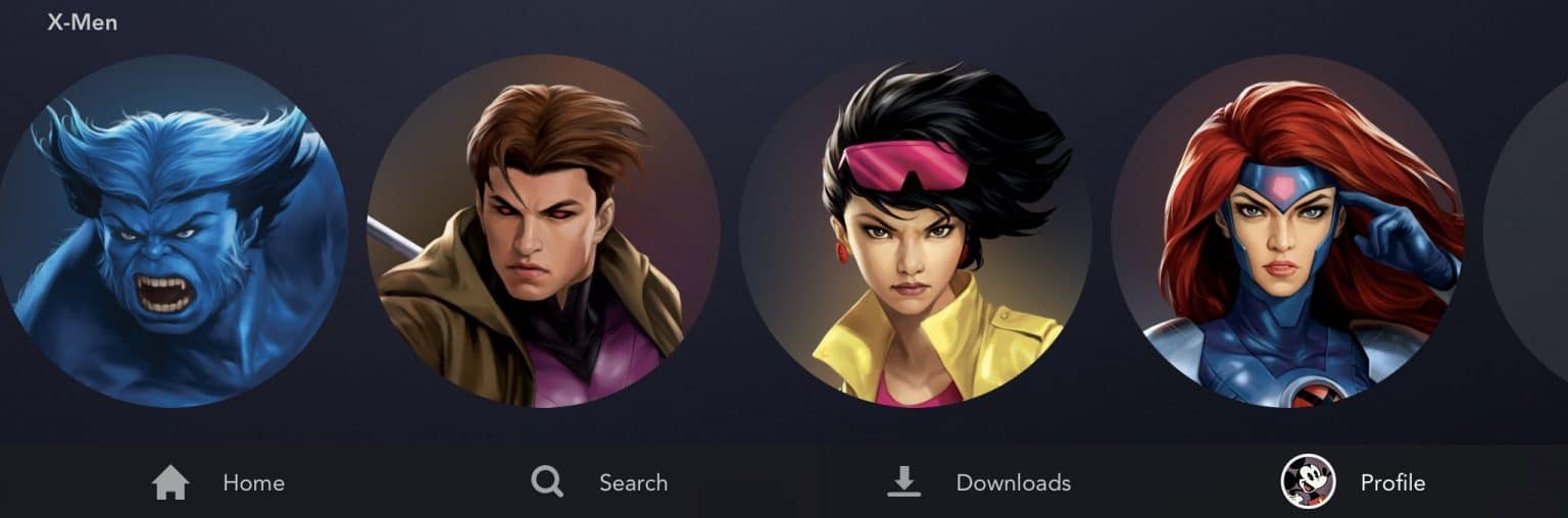 Marvel X-Men Profile Avatars Available Now On Disney+ | What's On