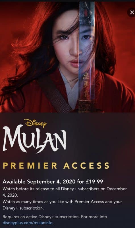 When Is Mulan Coming To Disney For Free What S On Disney Plus