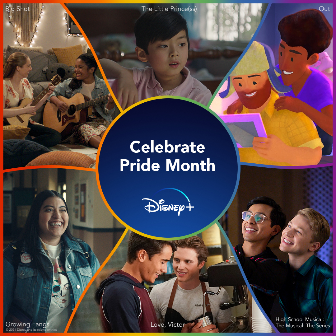 Celebrate Pride Month on Disney+ •