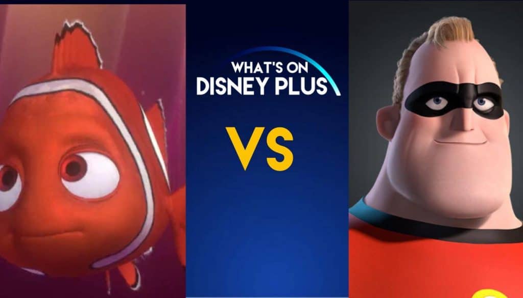 Disney+ Battle | Finding Nemo vs. The Incredibles – What's On Disney Plus