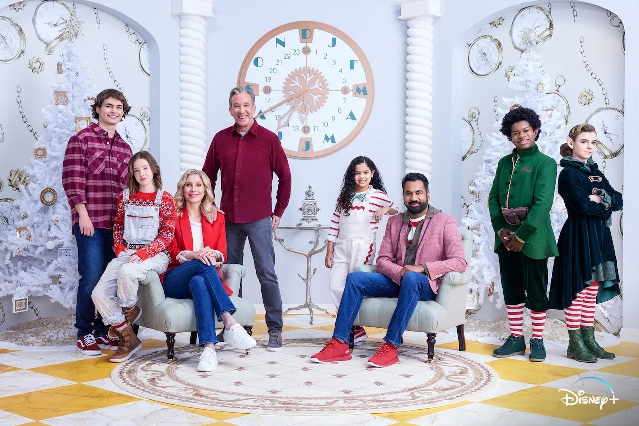 the cast of "The Santa Clauses" on Disney+