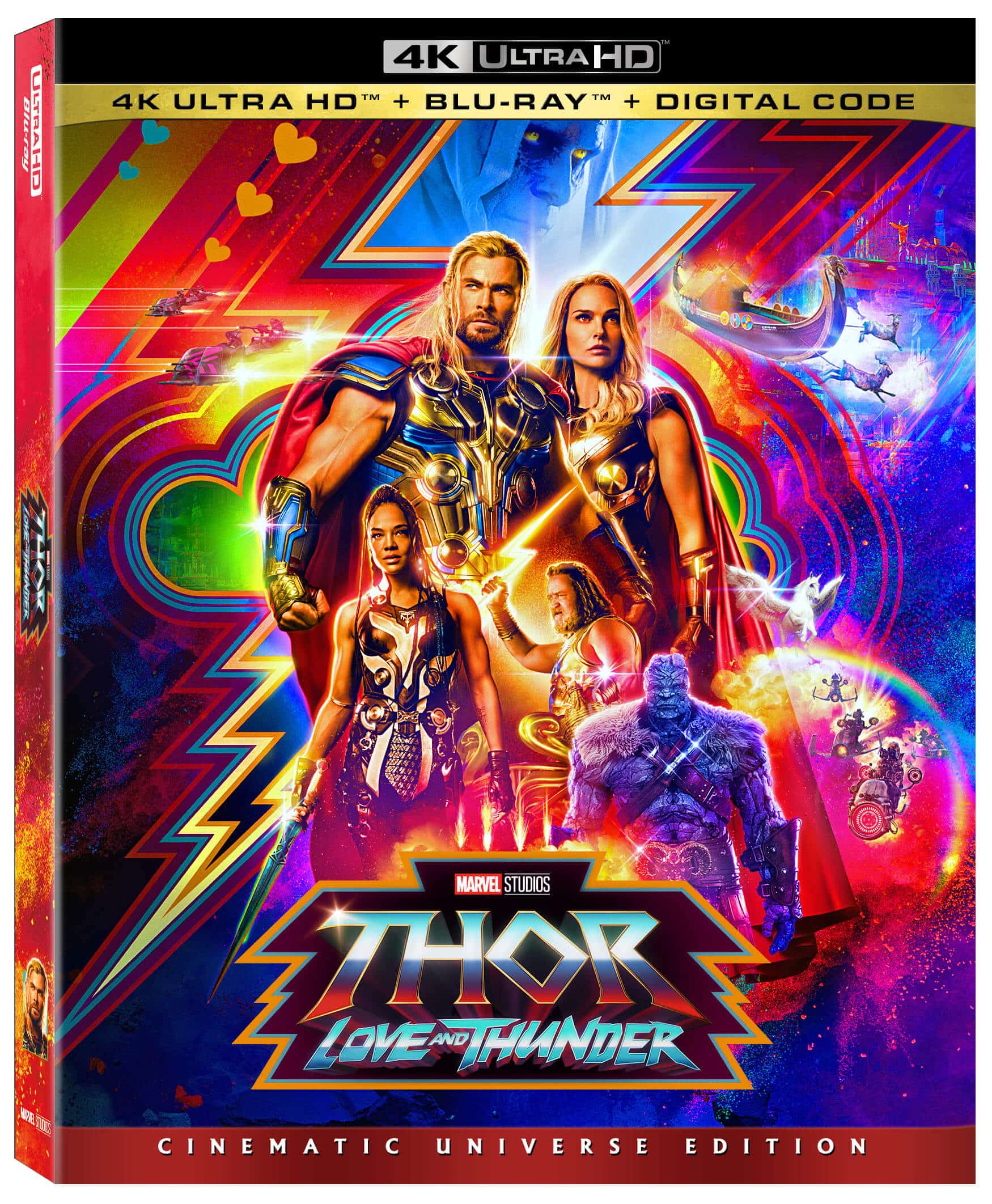 Marvel's “Thor: Love And Thunder” Digital/DVD/Blu-Ray/4K Details Announced – What's On Disney Plus