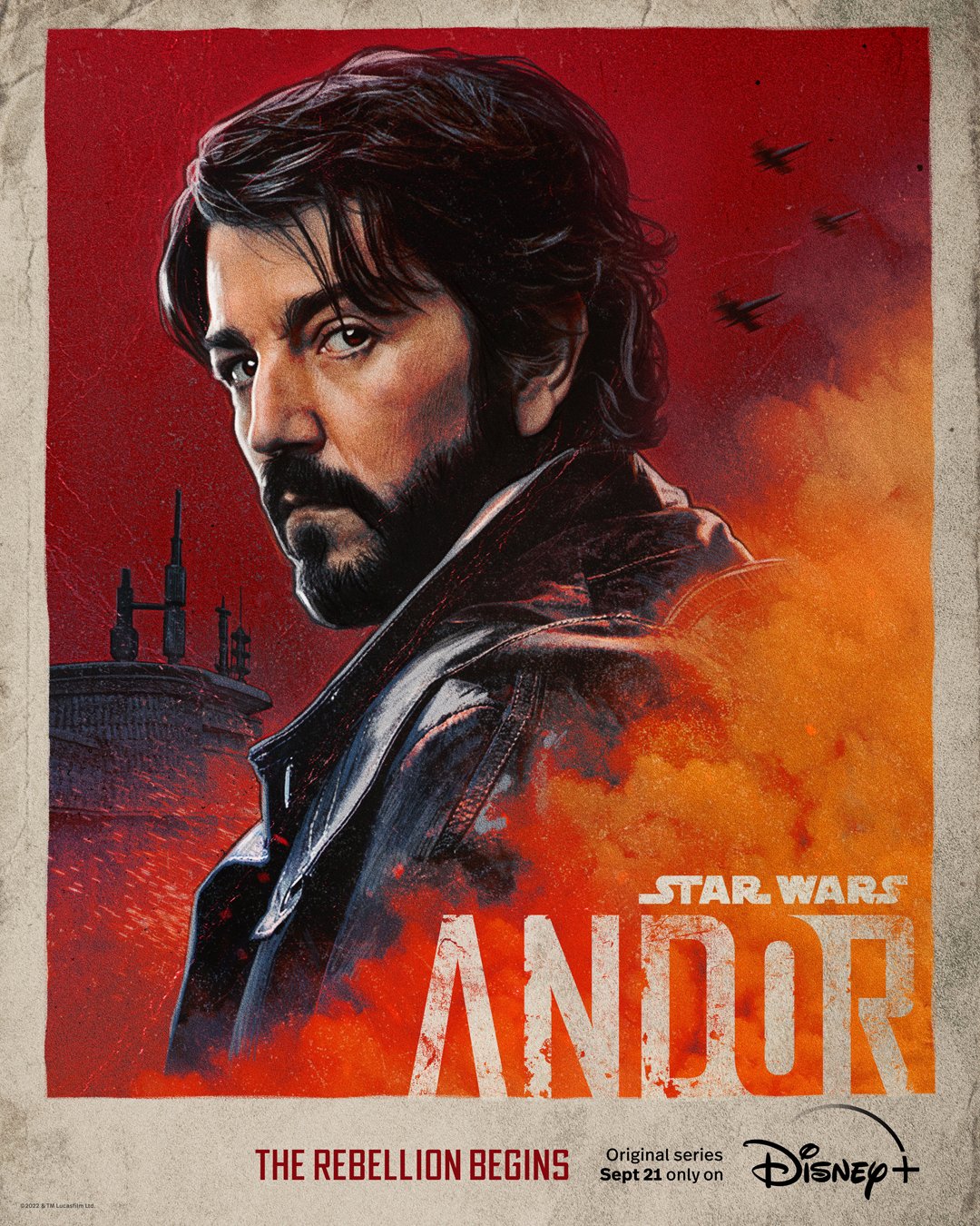 lanzados pósters de personajes de “star wars: andor”