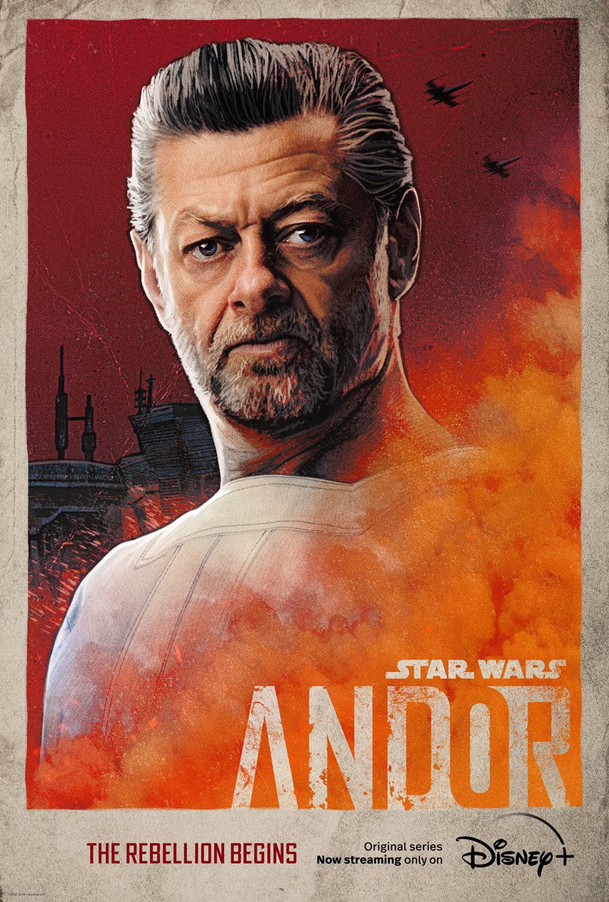 lanzados dos nuevos pósters de personajes de “star wars: andor”