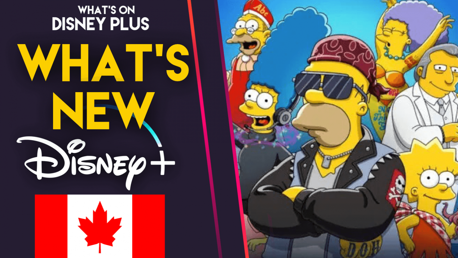 What’s New On Disney+ The Simpsons Season 34 (Canada) What's On