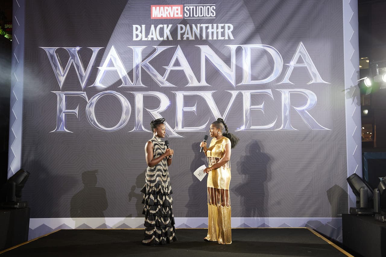 fotos del estreno en londres de “black panther: wakanda forever”