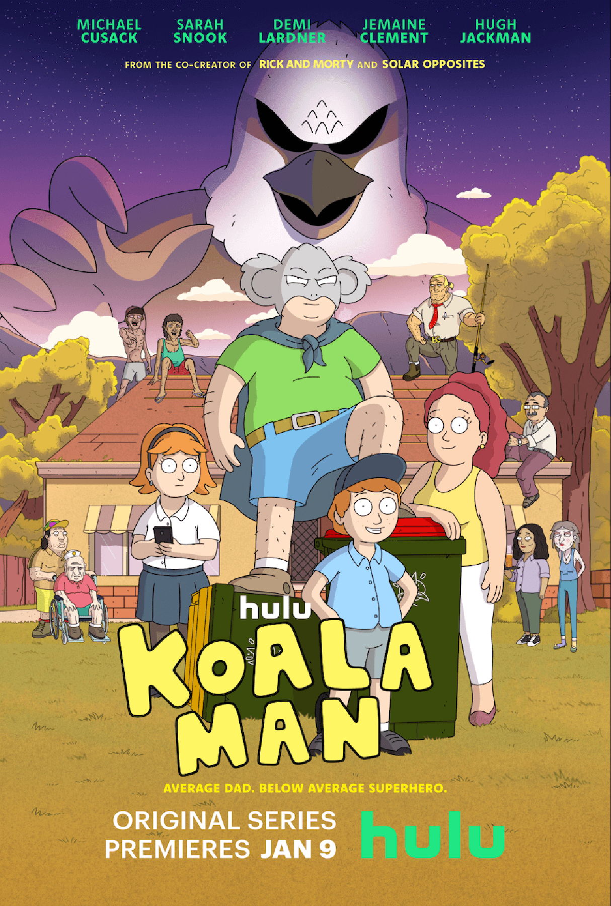 se anuncia la fecha de lanzamiento de “koala man” hulu/disney+