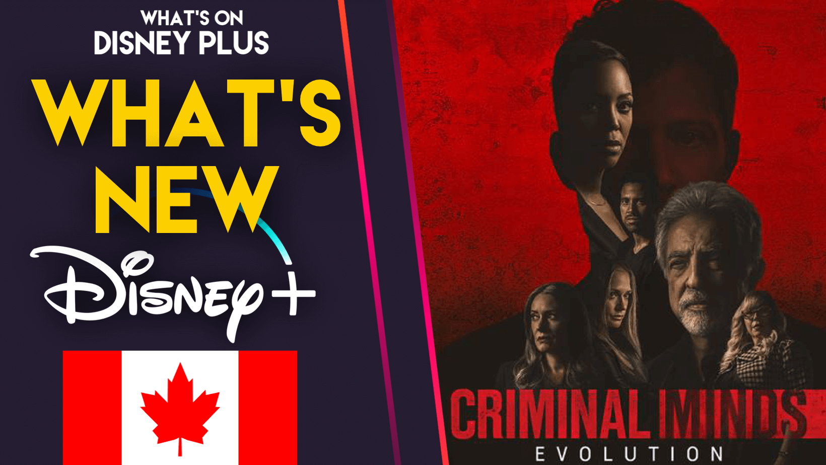 What’s New On Disney+ | Criminal Minds Evolution (Canada) – What's On