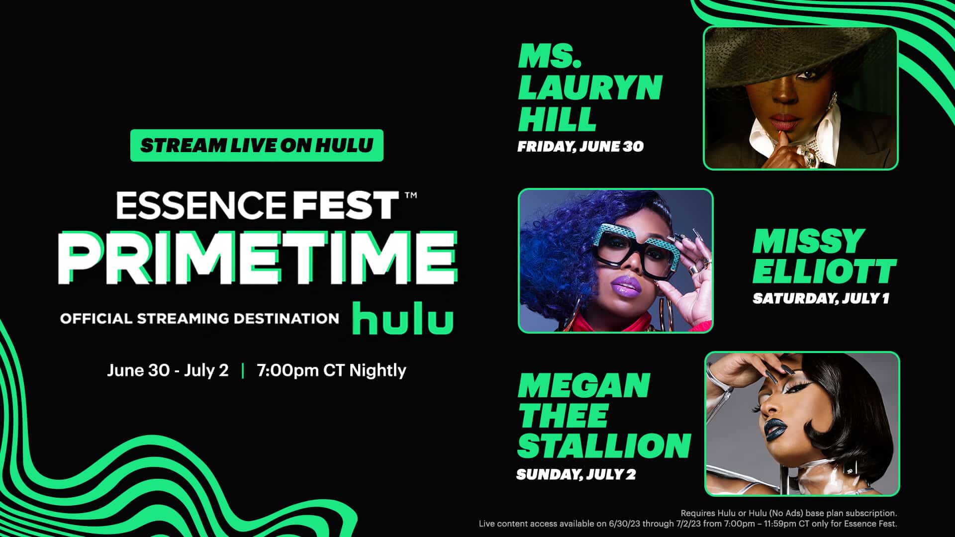 ESSENCE Fest Primetime Hulu Livestream Line-Up Announced