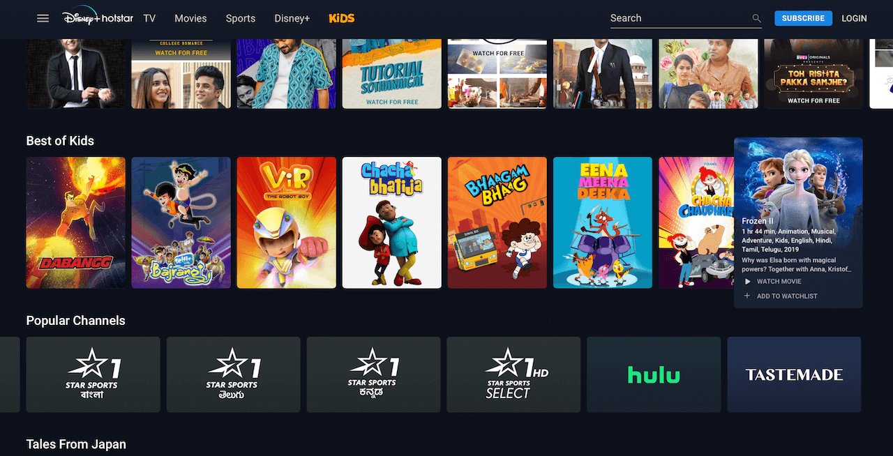 Hulu Goes International With A New Hub Within Disney+ Hotstar (India