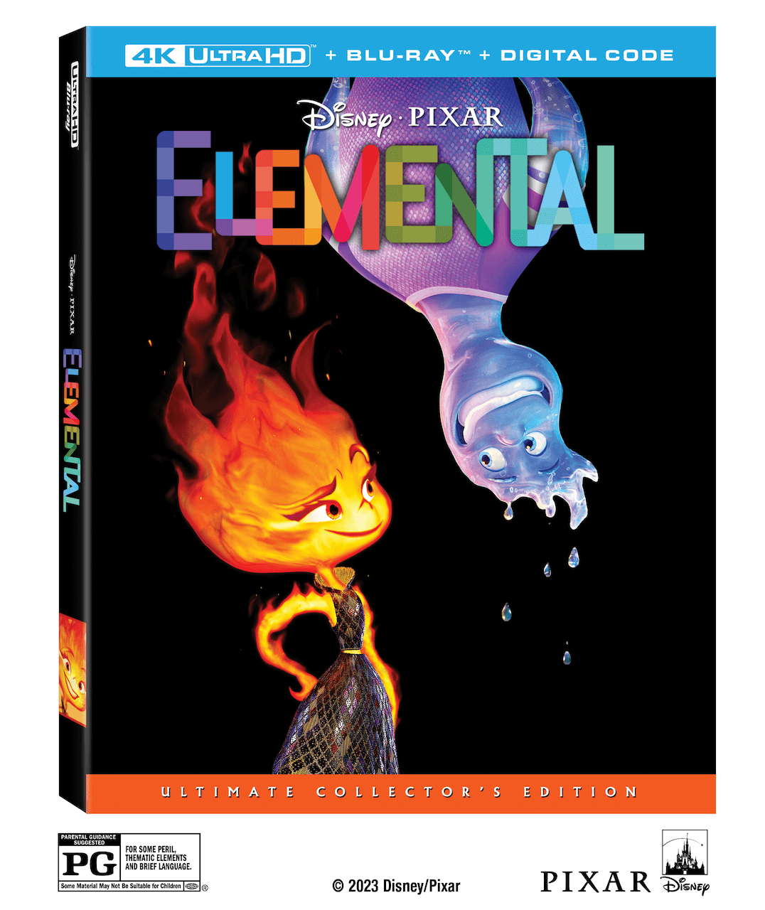 Pixar’s “Elemental” Digital/4K UHD/BluRay/DVD Release Details