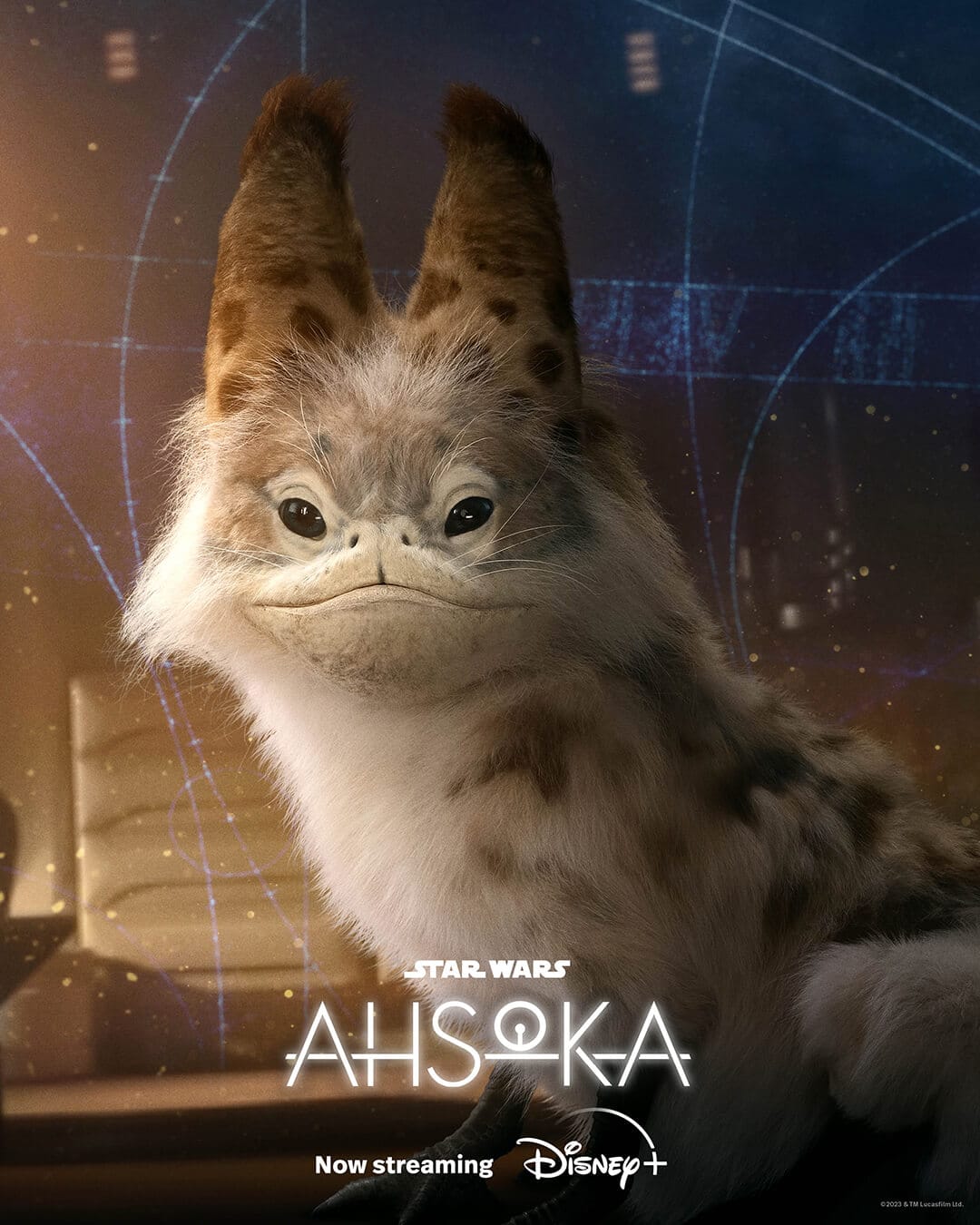 Star Wars Ahsoka Loth Cat Character Poster Released Whats On Disney Plus 